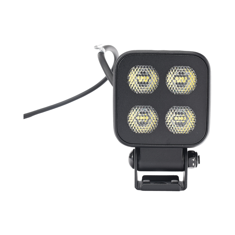 EW2720 Luz de Trabajo Ultra brillante Cuadrada, 4 LED, 2650 Lúmenes, 12-24 Vcd