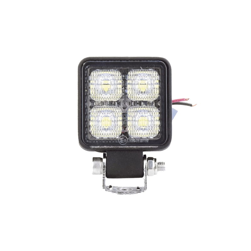EW2B2PCP Luz de trabajo de 4 LED de 10 Watt, 12-24 Vcd, 800 lúmenes