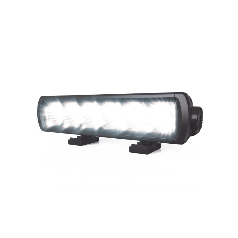 Barra LED color claro de una fila, 12-24 Vcc, 9 pulgadas de largo, 2175 lúmenes, Montaje Permanente