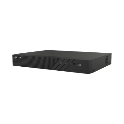 DVR 16 Canales TURBOHD + 8 Canales IP / 8 Megapixel (4K) / Audio Bidireccional/ ACUSENSE / Reconocimiento Facial / 2 Bahías de Disco Duro / Salida de Video en 4K / H.265+ - Toer