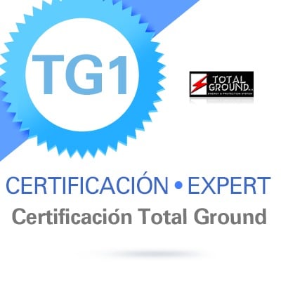 EXPERT-TG2 Certificación Oficial en Tierras Físicas y Pararrayos Total Ground para CDMX,GDL,MTY,HMO,MER,LN y TIJ.