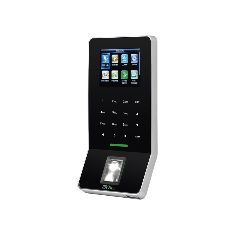 F22-ID Lector Biométrico de Huella / PROXIMIDAD  / 3000 Huellas / 5,000 Tarjetas / ADMS Gratis / WiFi / Teclado táctil / Estético / Soporta DDNS con BIOTIMEPRO