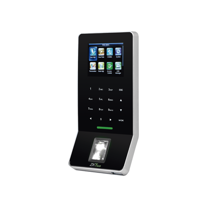 Lector Biométrico de Huella / PROXIMIDAD  / 3000 Huellas / 5,000 Tarjetas / ADMS Gratis / WiFi / Teclado táctil / Estético / Soporta DDNS con BIOTIMEPRO