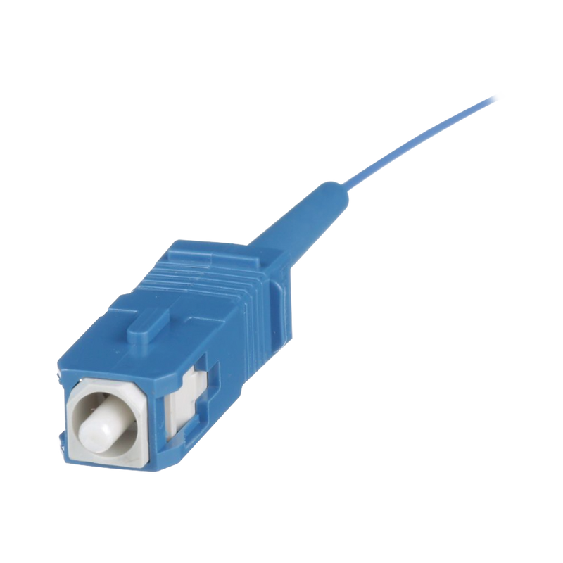 F91BN3NNNSNM001 Pigtail de Fibra Óptica SC Simplex, Monomodo OS2 9/125, 900um, Color Azul, 1 Metro