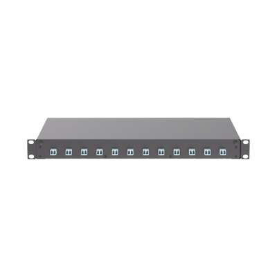 Distribuidor de Fibra Óptica, Con 12 Conectores LC Duplex (24 Fibras), Para Fibra Multimodo OM3/OM4, 1 UR - Toer
