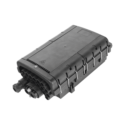Caja de Distribución de Fibra Óptica para 48 Empalmes con 16 Acopladores SC/APC, Enterrado Directo, IP68