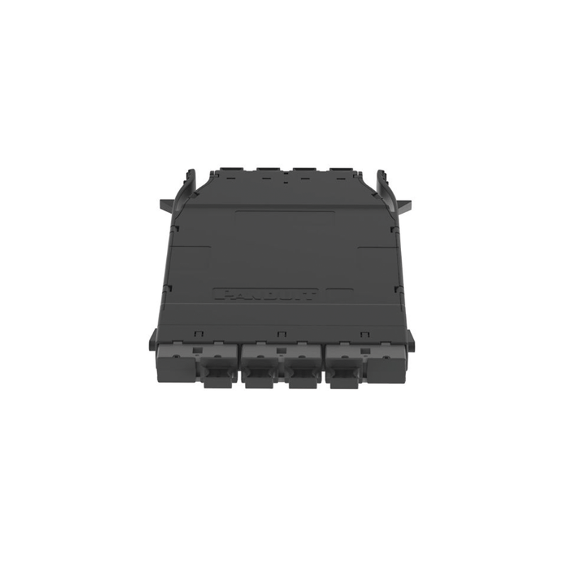FHMZO-32-M Cassette HD Flex? Para 32 Fibras Multimodo OM4, de 4 MPO(8F) Macho a 4 MPO(8F) Macho, Color Gris