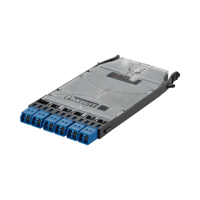 Cassette HD Flex? Con 6 Puertos LC Duplex (12 Fibras), Para Fibra Monomodo OS2, Color Azul