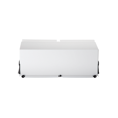 Placa Para Administración de Cables de Fibra Óptica en Paneles HD Flex, 4 UR, Color Negro