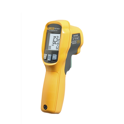 Termómetro IR Para Medición de Temperatura de -30ºC a 500ºC, Con Precisión +-1.0%, y Clasificación IP54 de Resistencia al Agua y Polvo