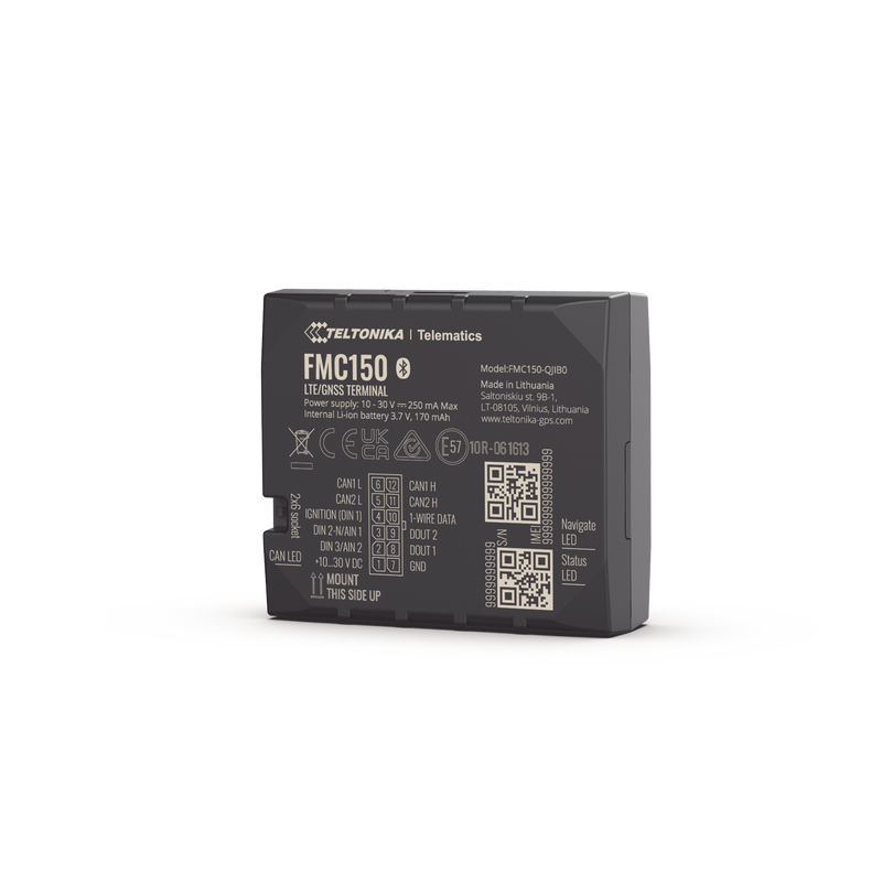 FMC150 Avanzado Rastreador Vehicular (GPS) 4G LTE Cat 1 Con Lectura Can / Bluetooth y Múltiples Entradas y Salidas Digitales