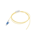Pigtail de Fibra Óptica LC/UPC Simplex, Monomodo OS1/OS2 XGLO, OFNR, Color Amarillo, 1 Metro - Toer