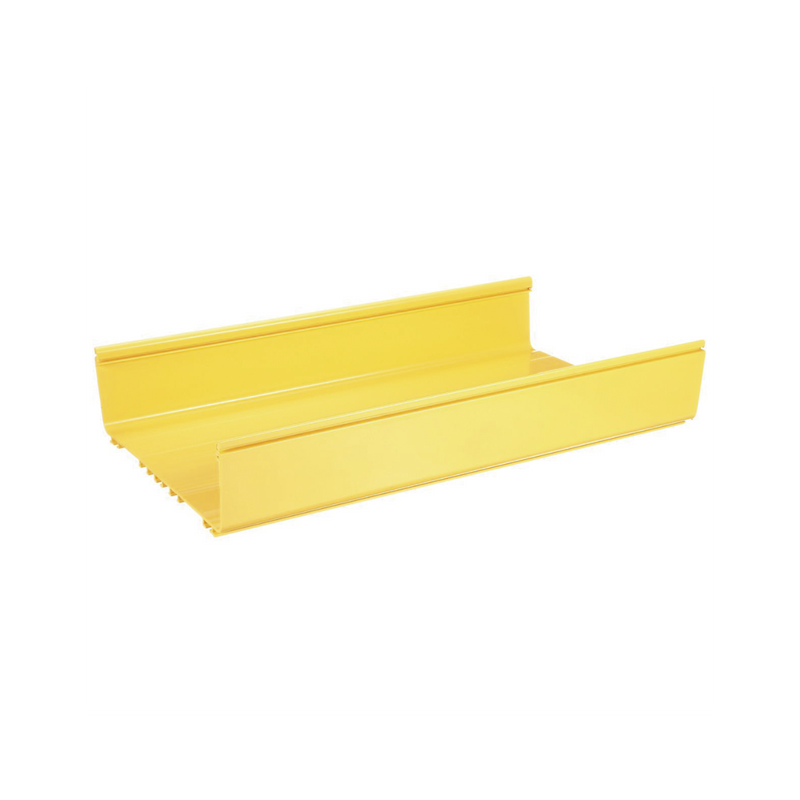 Canaleta FiberRunner? 12X4, de PVC Rígido, Color Amarillo, 1.8 m de Largo