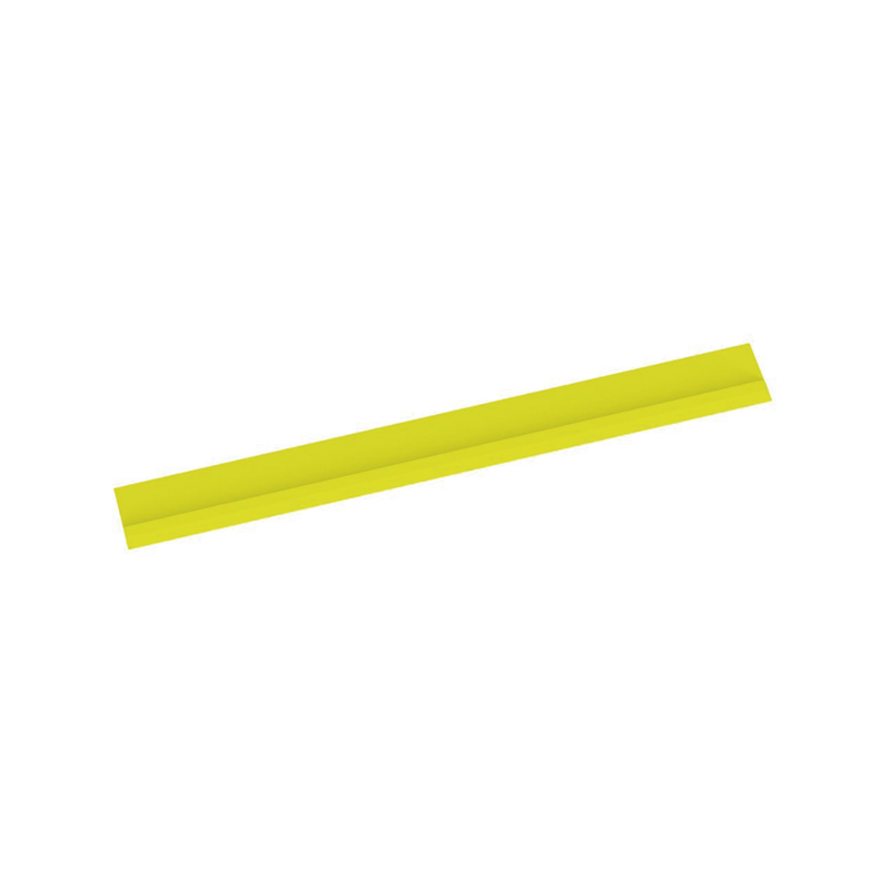 Tapa Con Bisagra a Presión Para Canaleta FiberRunner? FR12X4YL6, de PVC Rígido, Color Amarillo, 1.8 m de Largo