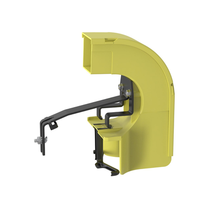 Bajada Para Canaleta FiberRunner™, Uso con Medidas 4x4, 6X4, 12X4, o 24X12, Con Reducción a 2X2, Color Amarillo - Toer