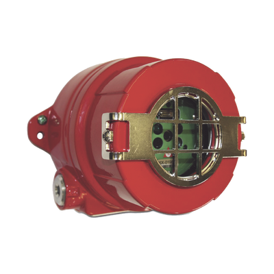 Detector De Flama Multi-Espectro Dual IR/UV, Tecnología Avanzada, Aluminio Libre de Cobre,  Entradas 2x3/4" NPT, Certificaciones FM, cFM Clase I, División 1, Grupos A,B,C,D. Clase II División 1 Grupos E,F,G, Clase III