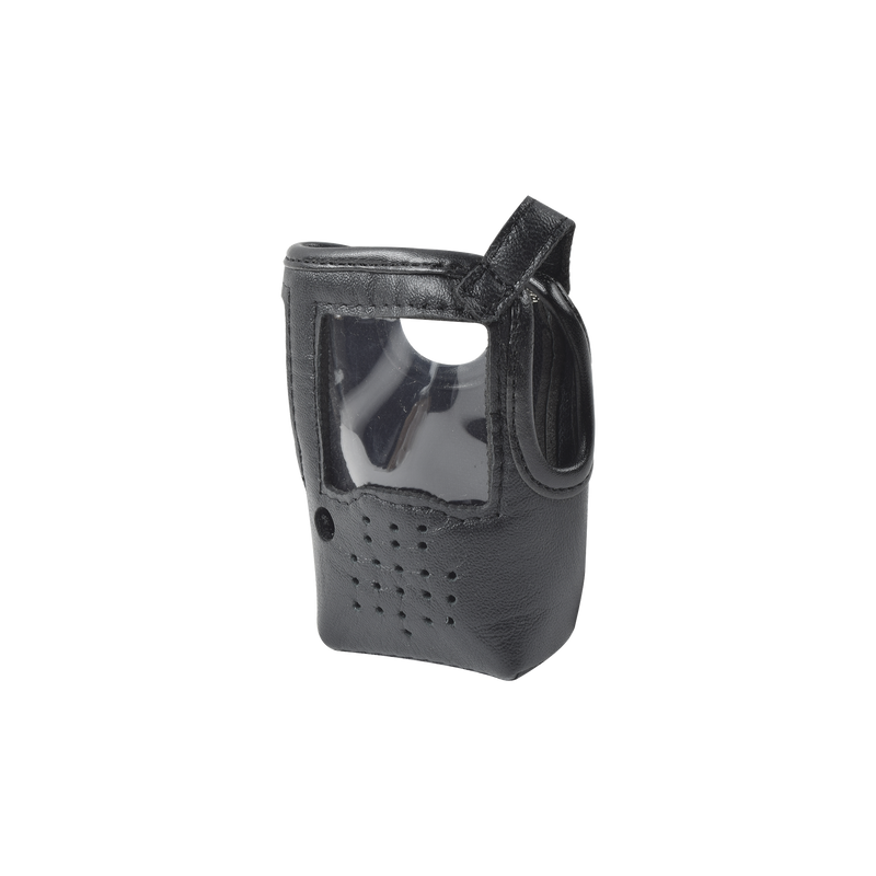 FSMIC-F52 Funda Reforzada de Piel con Resistentes Correas y Fácil Acceso para Radios IC-F52/62.