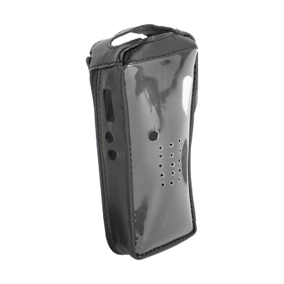 Funda Reforzada de piel con frente transparente para radios TK-2212, TK-2212L, TK-3212 y TK-3212L. - Toer