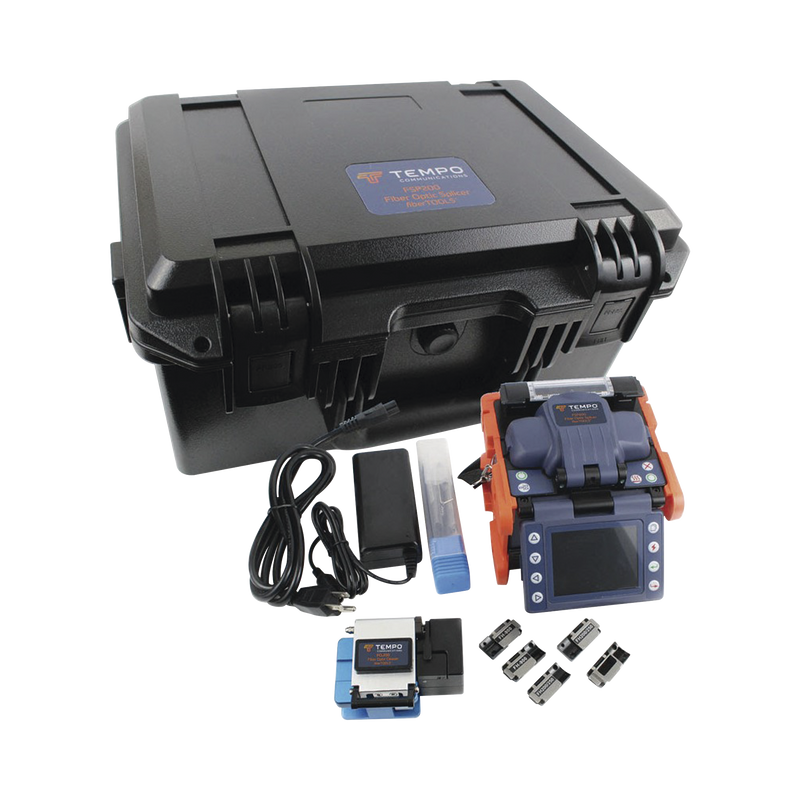 FSP200-KIT1 Fusionadora de Fibra Óptica de Alineación por Núcleo con 6 Motores con Perdida Típica (SM); 0.01 dB (MM); 0.04 dB) / Capacitación básica virtual gratuita