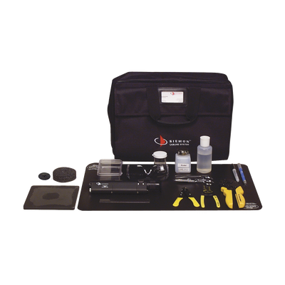 Kit de Herramientas Lightspeed para Terminación de Conectores de Fibra Óptica, ST/SC Monomodo o Multimodo