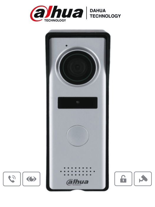 DAHUA VTO1000J - Frente de calle Analógico, Cámara 1.3 MP con DWDR, IP66, Compatible con Monitores Híbridos  y Analógicos Dahua