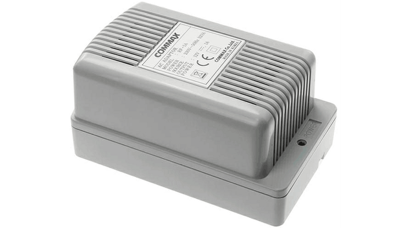 COMMAX RF2A - Fuente de alimentación 24V DC 1A distribuidores de piso y edificio de la línea departamental de videoporteros Modum y de audio