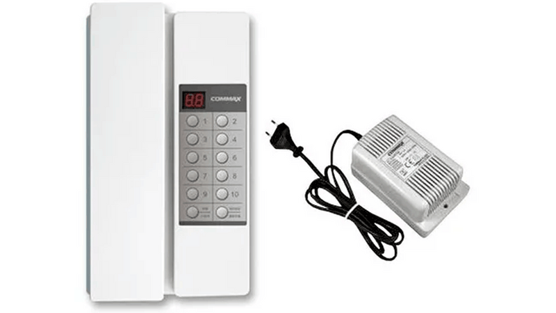 COMMAX RF2A - Fuente de alimentación 24V DC 1A distribuidores de piso y edificio de la línea departamental de videoporteros Modum y de audio