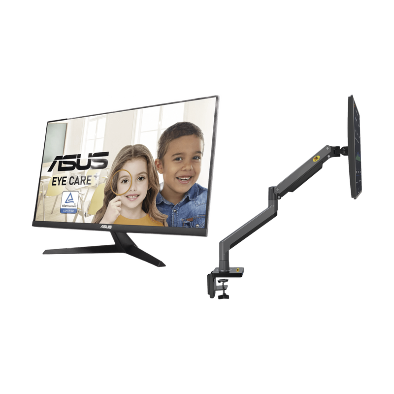 G45VY279HEK Kit de Montaje de Escritorio Articulado + Monitor Profesional Ultra Delgado 27? Full HD