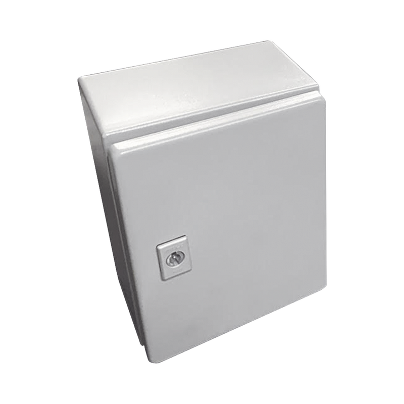 G4A-303020-UL Gabinete de Acero, Nema 4 -IP 66 de 30x30x20 cm con Platina y certificado UL.