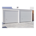 Puerta de Garage de Alta Calidad / Linea Central / Color Blanco 14X7 pies,  AISLADA, Estilo Americana. - Toer