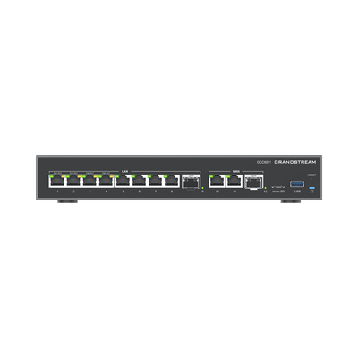 4 en 1: Firewall Nueva Generación, Router, PBX IP, Switch 10 Puertos Gigabit (4 PoE) + 2 Puertos SFP 2.5 Gigabit - Toer
