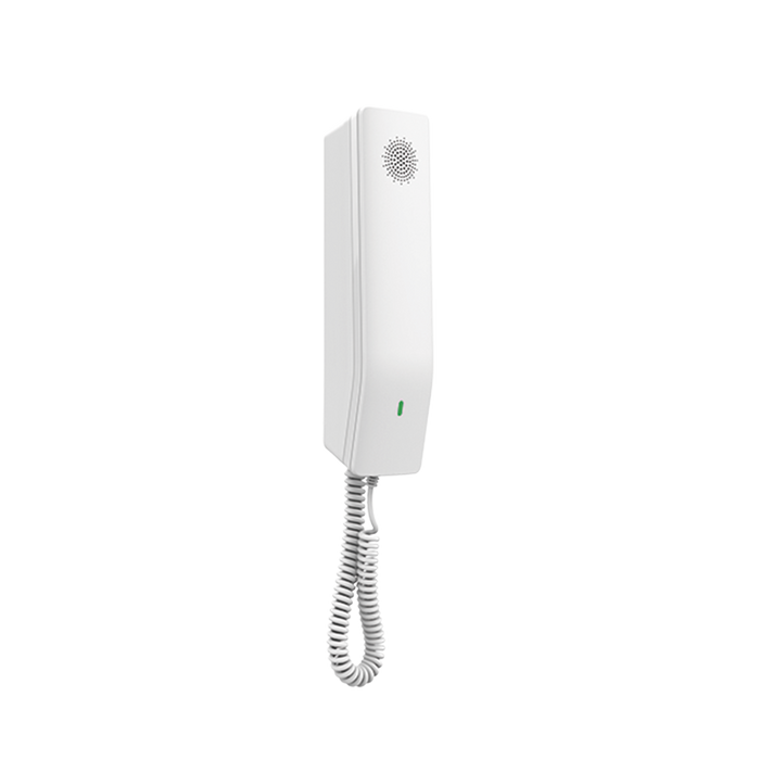 Teléfono IP para Hoteles / Altavoz HD / 2 Cuentas y Líneas SIP / 10 Teclas de Marcación Rápida / 3 Teclas Programables / Códec OPUS / Gestión GDMS / Instalación en Escritorio y Pared / PoE 100 Mbps