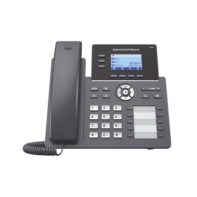 Teléfono IP Grado Operador, 3 líneas SIP con 6 cuentas, 10 botones BLF, puertos Gigabit PoE, codec Opus, IPV4/IPV6 con gestión en la nube GDMS - Toer