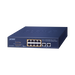 Switch de Escritorio No Administrable / 8 Puertos 10/100/1000T PoE+ 802.3at / 2 Puertos Uplink 10/100/1000T / Presupuesto PoE 120 Watts / Modos Estándar, VLAN y Extend / Distancia Extendida 250 mts / Rackeable - Toer
