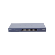 Switch No Administrable Gigabit de 24 Puertos 10/100/1000 Mbps, Con Modo Extendido Para Envió de Datos de Hasta 200 m - Toer