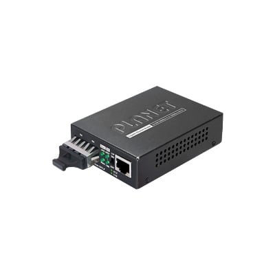 GT-802S Convertidor de Medios 1000 Mbps UTP/Fibra Óptica Mono-Modo Hasta 20 Km, Conector SC