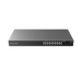Switch Gigabit PoE+ Administrable / 16 puertos 10/100/1000 Mbps + 4 Puertos SFP Uplink / Hasta 240W / Compatible con GWN Cloud. - Toer