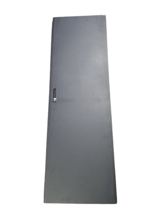 SAXXON SXR37U6637S - Gabinete de Piso color Negro / 37UR / Puerta de Vidrio Templado / Alto 180 cm / Ancho 60 cm / Profundidad 60 cm / Incluye Base con 2 Ventiladores 110V