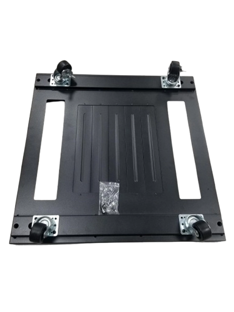 SAXXON SXR37U6637S - Gabinete de Piso color Negro / 37UR / Puerta de Vidrio Templado / Alto 180 cm / Ancho 60 cm / Profundidad 60 cm / Incluye Base con 2 Ventiladores 110V