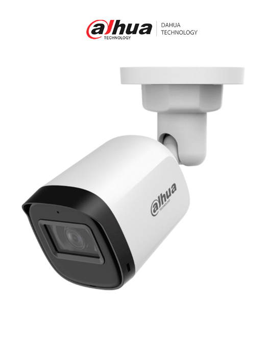 DAHUA HAC-B1A51-U-28 - Cámara Bullet de 5 Megapixeles/ Lente 2.8 mm/  106 Grados de Apertura/ IR de 30 Mts/ IP67/ Soporta: CVI/CVBS/AHD/TVI/