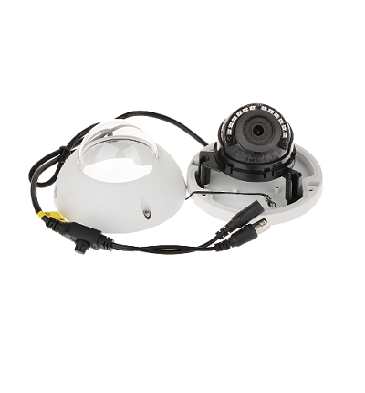 DAHUA HAC-D1A21N-0280B - Cámara Domo HDCVI 1080p/ 103 Grados de Apertura/  Lente de 2.8 mm/ IR 20 Mts/ Uso Interior/ TVI AHD Y CVBS/