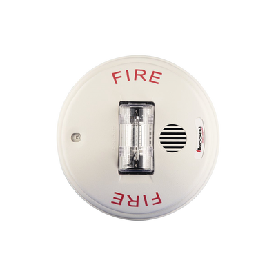 Sirena Estrobo 24 Vcd, Instalación en Techo, Multi Candela, Color Blanco (0500-06110)