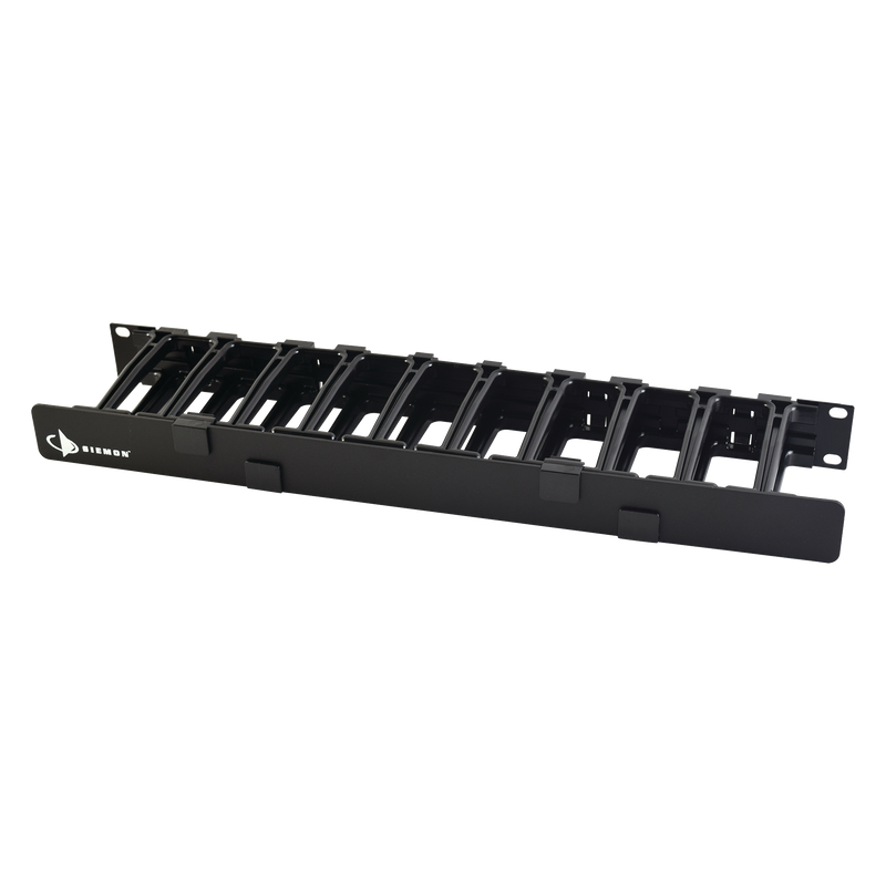 HCM-4-1U Organizador de Cable Horizontal RouteIT, Sencillo, Para Rack de 19in, 4in de profundidad, 1UR