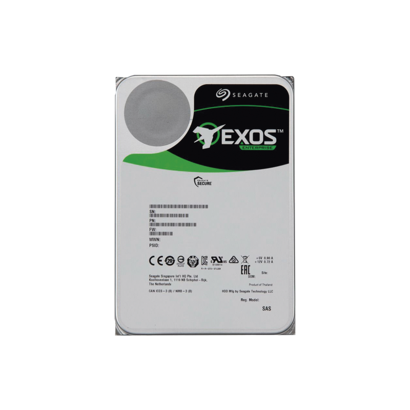 HK7210SH/10T Disco Duro 3.5 10 TB EXOS / 7200 RPM / SAS / Alto Rendimiento