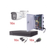 Kit TurboHD 1080p Lite / DVR 16 Canales / 16 Cámaras Bala Exterior ( 2.8mm) con ColorVu + Micrófono Integado / Transceptores / Conectores / Fuente de Poder Profesional - Toer