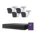 KIT TurboHD 1080p + SSD de 1 TB (1024 GB) / DVR 4 canales / 4 Cámaras Bala de Metal / Fuente de Poder / Accesorios de Instalación - Toer