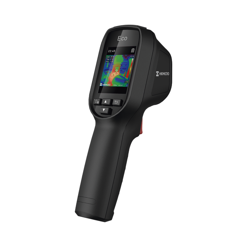 ECO - Cámara Termográfica Portátil / Resolución 96 x 96 / Lente 1.35 mm / Pantalla LCD 2.4 / IP54  / Memoria interna 4 Gb