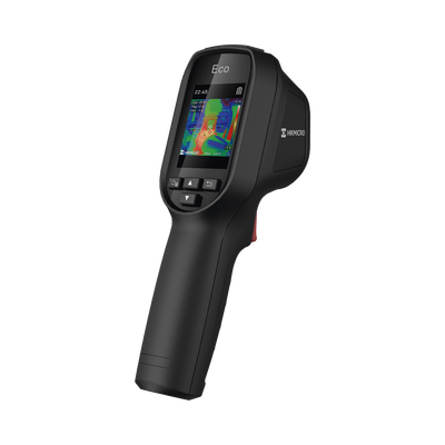 ECO - Cámara Termográfica Portátil / Rango de temperatura de -20 °C a 550 °C / Alta precisión ±2℃/±2% / Resolución super IR 240 x 240 / Pantalla LCD 2.4" / puntero láser / IP54 / Memor - Toer