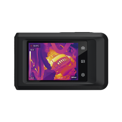 Pocket2 - Cámara Termográfica de Bolsillo / Pantalla Táctil 3.5" / Resolución IR 256 x 192 y Visual 8MP / Rango de -20°C a 400°C / SuperIR / Wi-Fi y Bluetooth / Memoria 16GB