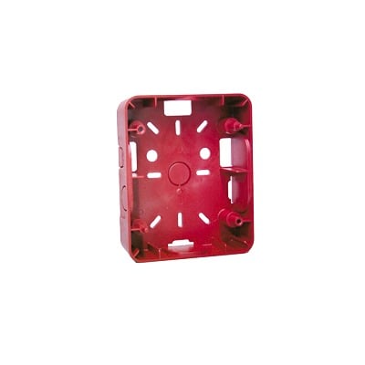 HSB-R Caja Trasera Resistente a la Intemperie, Roja (para usar con la serie de estrobos HE) (0500-06360) De Hochiki